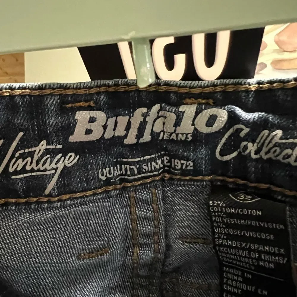 EUC Vintage Buffalo Blue Jeans 34 x 32 #JTB031